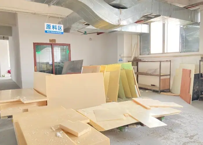 ABS plastic prototype manufacturing workshop.
