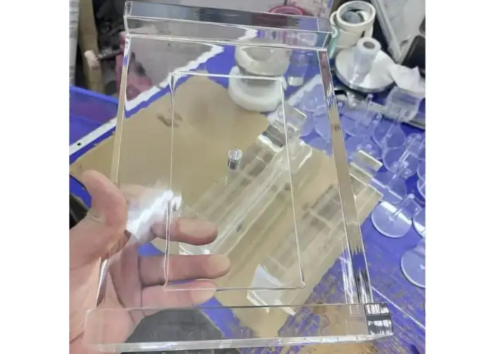 Acrylic plastic product prototype for display applications.