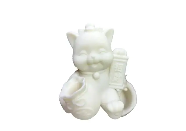 Custom plastic prototype models produced by 3D printing.