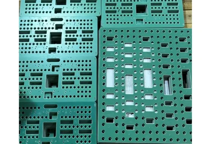 FR4 prototype parts for electronic applications.