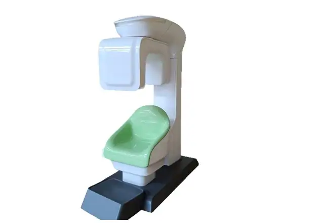 Medical screening device plastic prototype manufactured with CNC plastic machining and prototype assembly for healthcare product development.