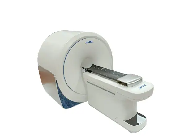 MRI scanner plastic prototype manufactured with precision plastic machining and assembly for medical imaging equipment development.