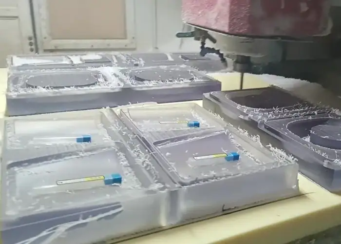 CNC machined PC plastic parts for prototype development.