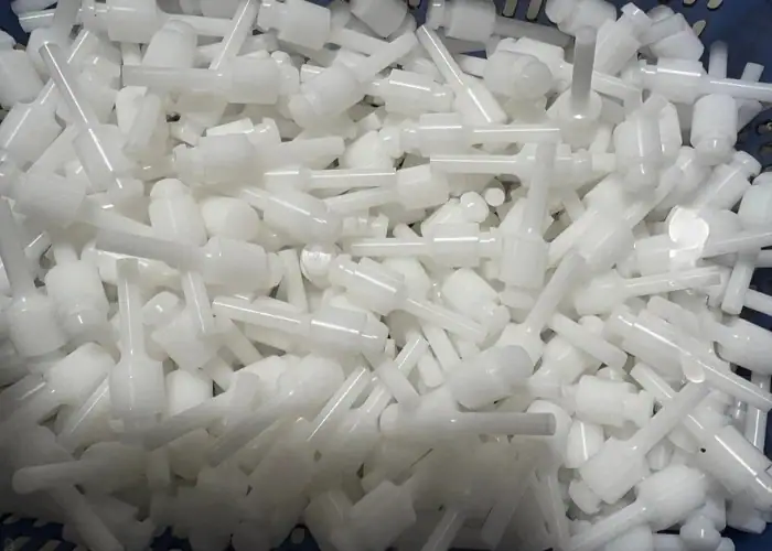 POM plastic parts for mechanical prototype applications.