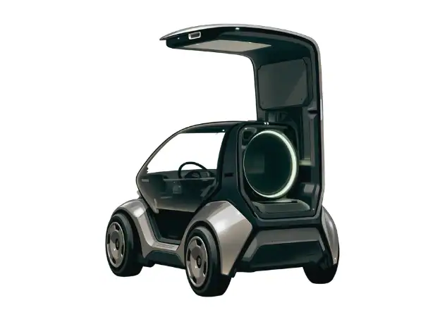 Robotic vehicle plastic prototype for mobility and functional testing.