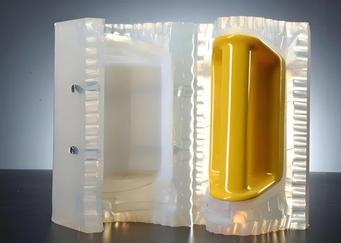 Vacuum casting plastic prototype for low-volume production.