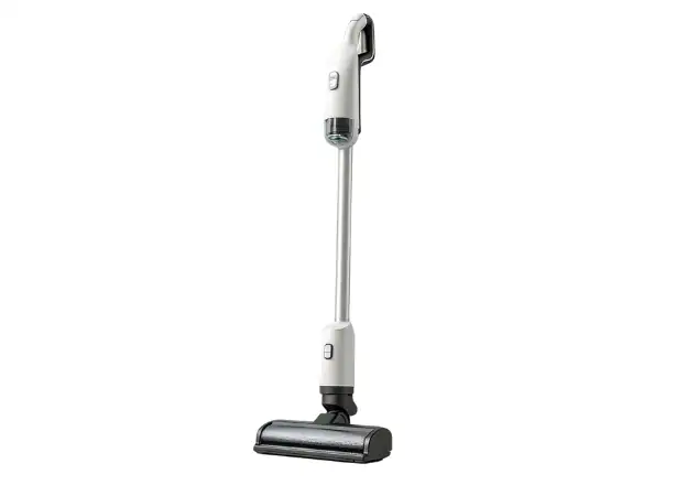 Cordless vacuum cleaner plastic prototype for functional testing.