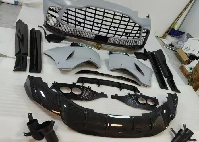 Large automotive plastic prototype parts for vehicle development.