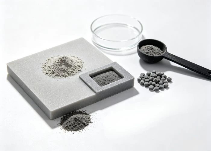SLS nylon plastic 3D printing materials.