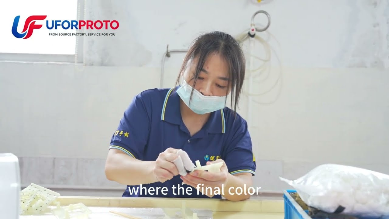 How does an ABS part go from raw material to a finished prototype?